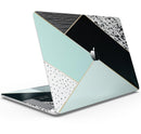 Modern Geometric Mint V1 - Skin Decal Wrap Kit Compatible with the Apple MacBook Pro, Pro with Touch Bar or Air (11", 12", 13", 15" & 16" - All Versions Available)