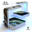 Modern Gold Dark Agate V1 UV Germicidal Sanitizing Sterilizing Wireless Smart Phone Screen Cleaner + Charging Station