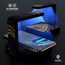 Modern Gold Dark Agate V3 UV Germicidal Sanitizing Sterilizing Wireless Smart Phone Screen Cleaner + Charging Station