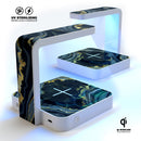 Modern Gold Dark Agate V4 UV Germicidal Sanitizing Sterilizing Wireless Smart Phone Screen Cleaner + Charging Station