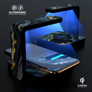 Modern Gold Dark Agate V4 UV Germicidal Sanitizing Sterilizing Wireless Smart Phone Screen Cleaner + Charging Station