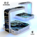 Modern Gold Dark Agate V7 UV Germicidal Sanitizing Sterilizing Wireless Smart Phone Screen Cleaner + Charging Station