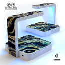 Modern Gold Dark Agate V9 UV Germicidal Sanitizing Sterilizing Wireless Smart Phone Screen Cleaner + Charging Station