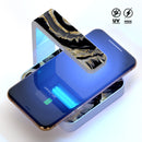 Modern Gold Dark Agate V9 UV Germicidal Sanitizing Sterilizing Wireless Smart Phone Screen Cleaner + Charging Station