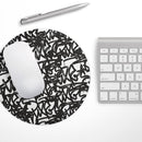 Modern Graffiti Art V1// WaterProof Rubber Foam Backed Anti-Slip Mouse Pad for Home Work Office or Gaming Computer Desk