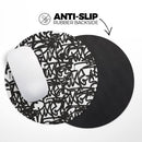 Modern Graffiti Art V1// WaterProof Rubber Foam Backed Anti-Slip Mouse Pad for Home Work Office or Gaming Computer Desk