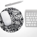 Modern Graffiti Art V2// WaterProof Rubber Foam Backed Anti-Slip Mouse Pad for Home Work Office or Gaming Computer Desk