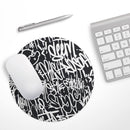 Modern Graffiti Art V2// WaterProof Rubber Foam Backed Anti-Slip Mouse Pad for Home Work Office or Gaming Computer Desk
