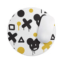 Modern Graffiti Art V3// WaterProof Rubber Foam Backed Anti-Slip Mouse Pad for Home Work Office or Gaming Computer Desk