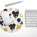 Modern Graffiti Art V3// WaterProof Rubber Foam Backed Anti-Slip Mouse Pad for Home Work Office or Gaming Computer Desk