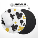 Modern Graffiti Art V3// WaterProof Rubber Foam Backed Anti-Slip Mouse Pad for Home Work Office or Gaming Computer Desk
