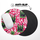 Modern Graffiti Crown V1// WaterProof Rubber Foam Backed Anti-Slip Mouse Pad for Home Work Office or Gaming Computer Desk
