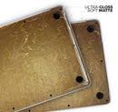 Molten Gold Digital Foil Swirl V11 - Skin Decal Wrap Kit Compatible with the Apple MacBook Pro, Pro with Touch Bar or Air (11", 12", 13", 15" & 16" - All Versions Available)
