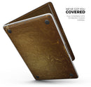 Molten Gold Digital Foil Swirl V11 - Skin Decal Wrap Kit Compatible with the Apple MacBook Pro, Pro with Touch Bar or Air (11", 12", 13", 15" & 16" - All Versions Available)