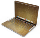 Molten Gold Digital Foil Swirl V11 - Skin Decal Wrap Kit Compatible with the Apple MacBook Pro, Pro with Touch Bar or Air (11", 12", 13", 15" & 16" - All Versions Available)
