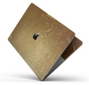 Molten Gold Digital Foil Swirl V11 - Skin Decal Wrap Kit Compatible with the Apple MacBook Pro, Pro with Touch Bar or Air (11", 12", 13", 15" & 16" - All Versions Available)