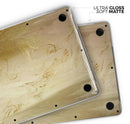 Molten Gold Digital Foil Swirl V12 - Skin Decal Wrap Kit Compatible with the Apple MacBook Pro, Pro with Touch Bar or Air (11", 12", 13", 15" & 16" - All Versions Available)