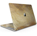 Molten Gold Digital Foil Swirl V1 - Skin Decal Wrap Kit Compatible with the Apple MacBook Pro, Pro with Touch Bar or Air (11", 12", 13", 15" & 16" - All Versions Available)
