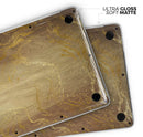 Molten Gold Digital Foil Swirl V1 - Skin Decal Wrap Kit Compatible with the Apple MacBook Pro, Pro with Touch Bar or Air (11", 12", 13", 15" & 16" - All Versions Available)