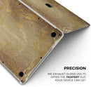 Molten Gold Digital Foil Swirl V1 - Skin Decal Wrap Kit Compatible with the Apple MacBook Pro, Pro with Touch Bar or Air (11", 12", 13", 15" & 16" - All Versions Available)