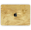 Molten Gold Digital Foil Swirl V5 - Skin Decal Wrap Kit Compatible with the Apple MacBook Pro, Pro with Touch Bar or Air (11", 12", 13", 15" & 16" - All Versions Available)