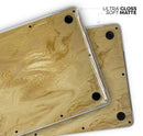 Molten Gold Digital Foil Swirl V5 - Skin Decal Wrap Kit Compatible with the Apple MacBook Pro, Pro with Touch Bar or Air (11", 12", 13", 15" & 16" - All Versions Available)