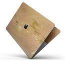 Molten Gold Digital Foil Swirl V8 - Skin Decal Wrap Kit Compatible with the Apple MacBook Pro, Pro with Touch Bar or Air (11", 12", 13", 15" & 16" - All Versions Available)