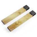 Molten Gold Digital Foil Swirl V10 - Premium Decal Protective Skin-Wrap Sticker compatible with the Juul Labs vaping device