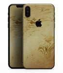 Molten Gold Digital Foil Swirl V10 - iPhone XS MAX, XS/X, 8/8+, 7/7+, 5/5S/SE Skin-Kit (All iPhones Available)