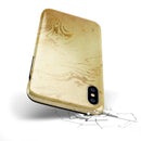 Molten Gold Digital Foil Swirl V10 - iPhone X Swappable Hybrid Case