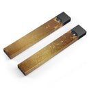 Molten Gold Digital Foil Swirl V11 - Premium Decal Protective Skin-Wrap Sticker compatible with the Juul Labs vaping device