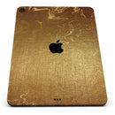 Molten Gold Digital Foil Swirl V11 - Full Body Skin Decal for the Apple iPad Pro 12.9", 11", 10.5", 9.7", Air or Mini (All Models Available)