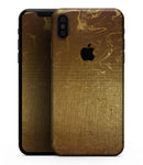 Molten Gold Digital Foil Swirl V11 - iPhone XS MAX, XS/X, 8/8+, 7/7+, 5/5S/SE Skin-Kit (All iPhones Available)