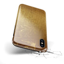 Molten Gold Digital Foil Swirl V11 - iPhone X Swappable Hybrid Case