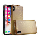 Molten Gold Digital Foil Swirl V11 - iPhone X Swappable Hybrid Case