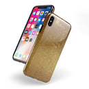 Molten Gold Digital Foil Swirl V11 - iPhone X Swappable Hybrid Case
