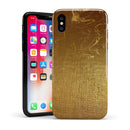 Molten Gold Digital Foil Swirl V11 - iPhone X Swappable Hybrid Case
