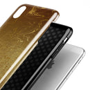 Molten Gold Digital Foil Swirl V11 - iPhone X Swappable Hybrid Case