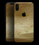 Molten Gold Digital Foil Swirl V12 - iPhone XS MAX, XS/X, 8/8+, 7/7+, 5/5S/SE Skin-Kit (All iPhones Available)