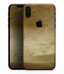Molten Gold Digital Foil Swirl V12 - iPhone XS MAX, XS/X, 8/8+, 7/7+, 5/5S/SE Skin-Kit (All iPhones Available)