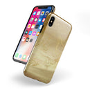 Molten Gold Digital Foil Swirl V12 - iPhone X Swappable Hybrid Case
