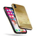 Molten Gold Digital Foil Swirl V12 - iPhone X Swappable Hybrid Case