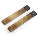 Molten Gold Digital Foil Swirl V1 - Premium Decal Protective Skin-Wrap Sticker compatible with the Juul Labs vaping device