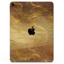 Molten Gold Digital Foil Swirl V1 - Full Body Skin Decal for the Apple iPad Pro 12.9", 11", 10.5", 9.7", Air or Mini (All Models Available)