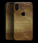 Molten Gold Digital Foil Swirl V1 - iPhone XS MAX, XS/X, 8/8+, 7/7+, 5/5S/SE Skin-Kit (All iPhones Available)