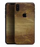 Molten Gold Digital Foil Swirl V1 - iPhone XS MAX, XS/X, 8/8+, 7/7+, 5/5S/SE Skin-Kit (All iPhones Available)