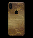 Molten Gold Digital Foil Swirl V1 - iPhone XS MAX, XS/X, 8/8+, 7/7+, 5/5S/SE Skin-Kit (All iPhones Available)