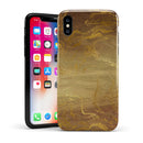 Molten Gold Digital Foil Swirl V1 - iPhone X Swappable Hybrid Case