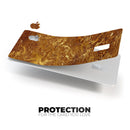 Molten Gold Digital Foil Swirl V2 - Premium Protective Decal Skin-Kit for the Apple Credit Card
