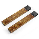 Molten Gold Digital Foil Swirl V2 - Premium Decal Protective Skin-Wrap Sticker compatible with the Juul Labs vaping device